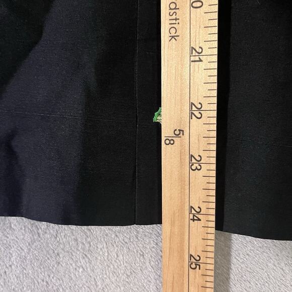 Silk Land Embroidered Silk Jacket Black Pink Parasol Design Womens Sz 4 - Picture 12 of 12